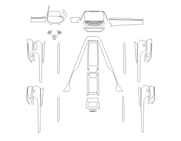 Викрійка для салону VOLKSWAGEN ID6 X 2023 -