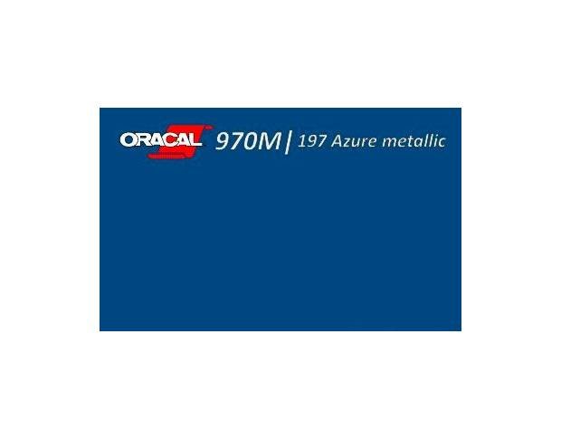 Oracal 970 Azure Metallic Matt 197 1.524 m