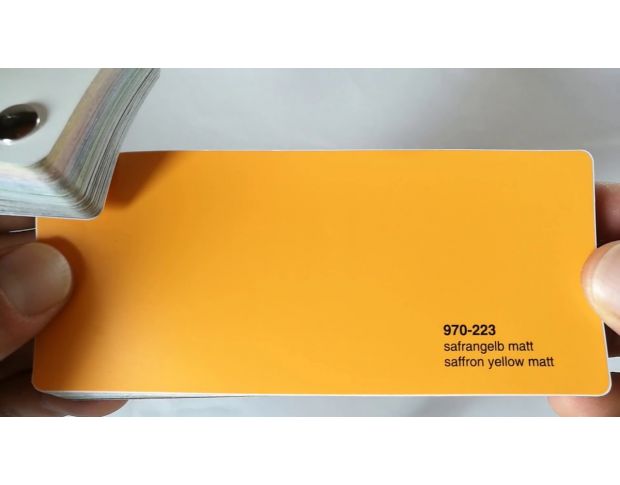 Oracal 970 Saffron Yellow Matt 223 1.524 m