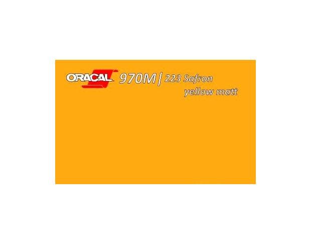 Oracal 970 Saffron Yellow Matt 223 1.524 m