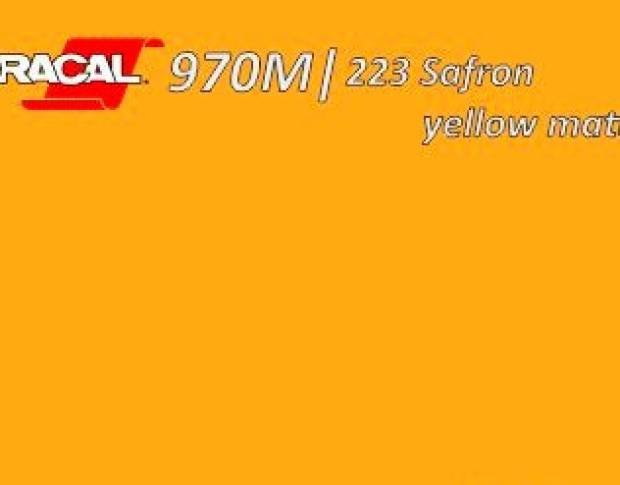 Oracal 970 Saffron Yellow Matt 223 1.524 m