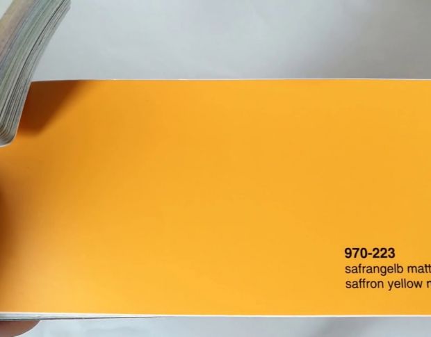 Oracal 970 Saffron Yellow Matt 223 1.524 m