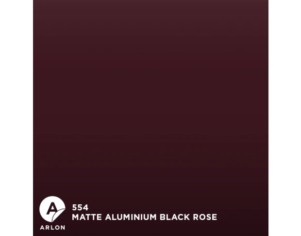 Arlon Matte Aluminium Black Rose 554 1.524 m