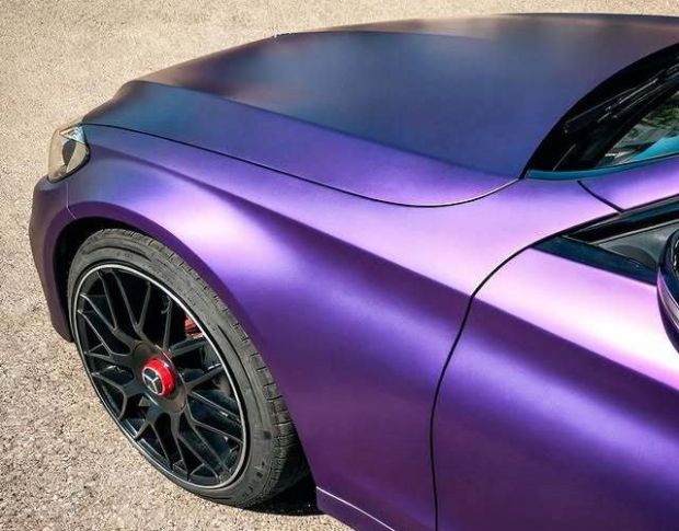 Arlon Matte Aluminium Purple 557 1.524 m