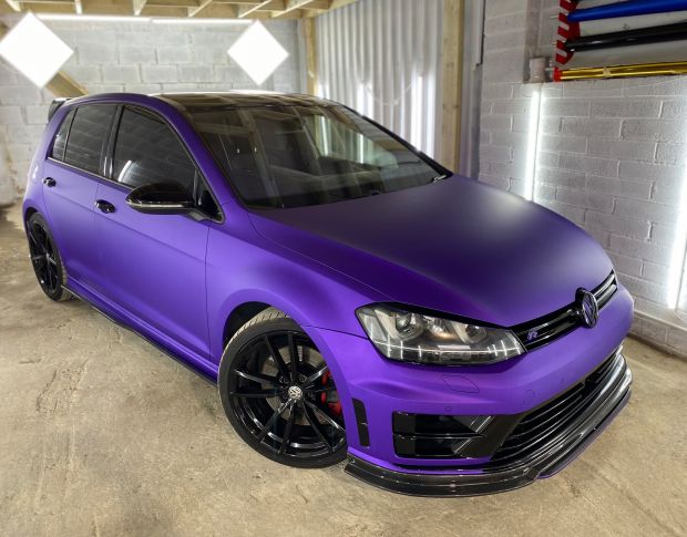 Arlon Matte Aluminium Purple 557 1.524 m