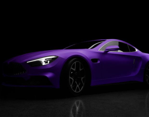 Arlon Matte Aluminium Purple 557 1.524 m