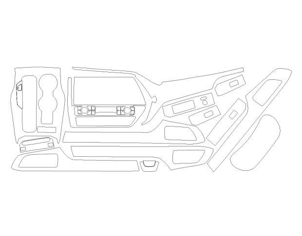 Викрійка для салону TOYOTA HIGHLANDER 2023