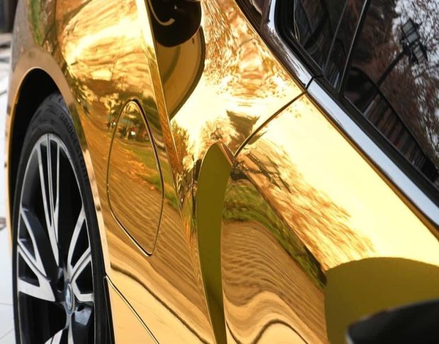 Hexis HX30SCH07B Super Chrome Gold Gloss 1.37 m