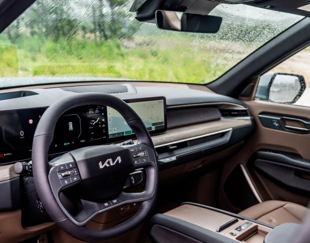 Захисне скло Pixsel для дзеркала KIA EV9 - 9.9“ 2023 - (гібридне глянець)