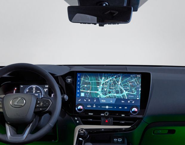 Захисне скло Pixsel для дзеркала LEXUS NX - 10“ 2022 - (гібридне глянець)
