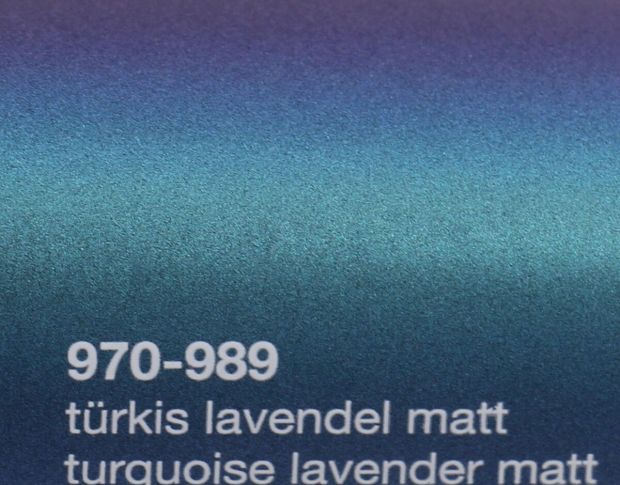 Oracal 970 Turquoise Lavender Matte 989 1.524 m