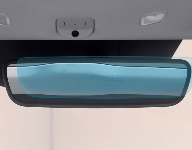 Захисне скло Pixsel для дзеркала NIO EC7 - 10.2“ 2023 - (гібридне глянець)