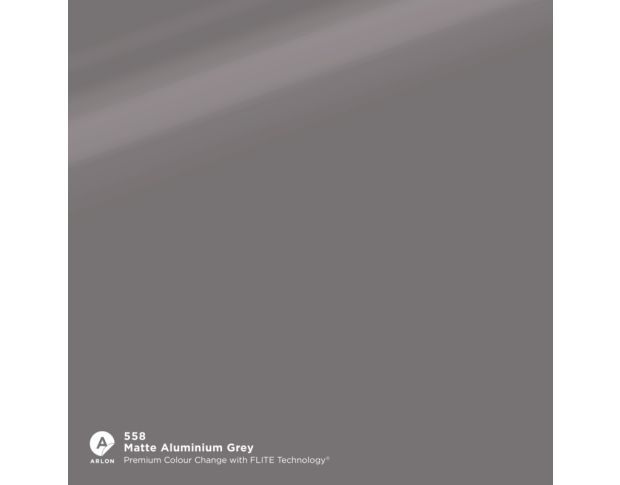 Arlon Matte Aluminium Grey 558 1.524 m