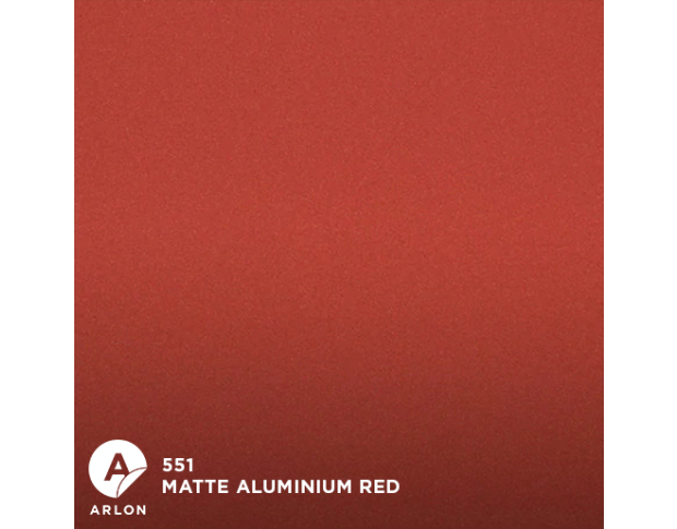 Arlon Matte Red Aluminium 551 1.524 m