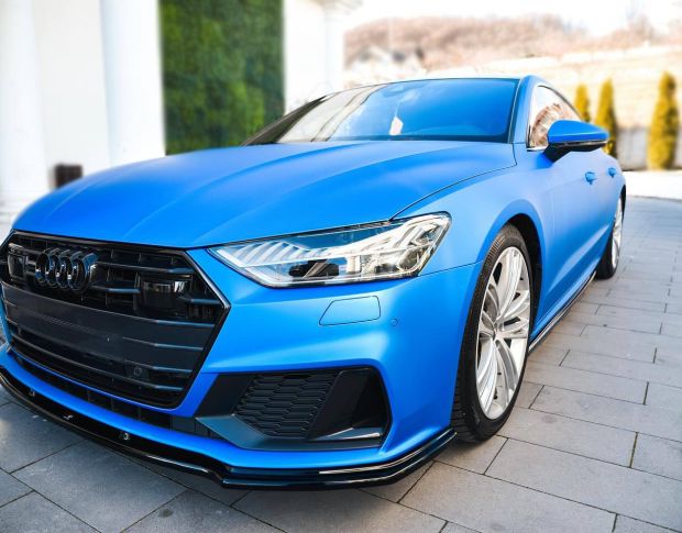 Arlon Matte Aluminium Blue 555 1.524 m