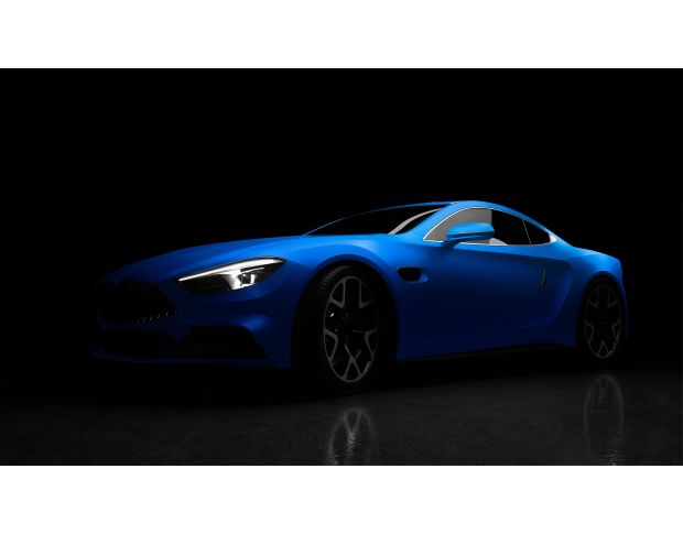 Arlon Matte Aluminium Blue 555 1.524 m