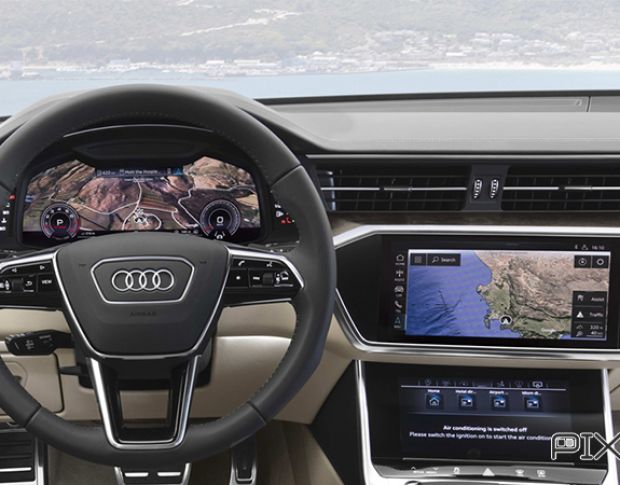 Захисне скло Pixsel на клімат AUDI A7 / RS7 / S7 - 11.4“ 2019 - (гібридне мат)