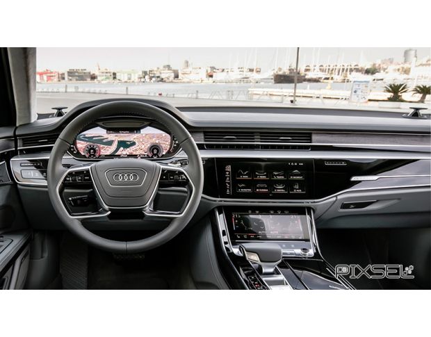 Захисне скло Pixsel на клімат AUDI A8 / S8 - 10.2“ 2023 - (гібридне мат)