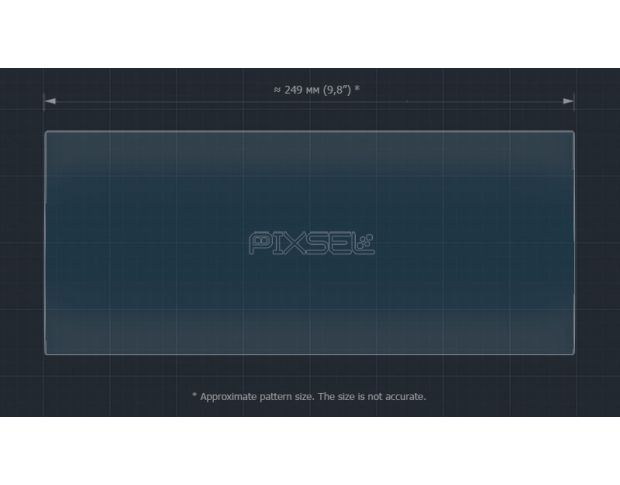 Защитное стекло Pixsel для климат-контроля LAND ROVER RANGE ROVER VELAR - 10.6“ 2017 - 2019 (гибридное глянец)