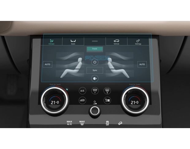 Захисне скло Pixsel на клімат LAND ROVER RANGE ROVER VELAR - 10.6“ 2017 - 2019 (гібридне мат)