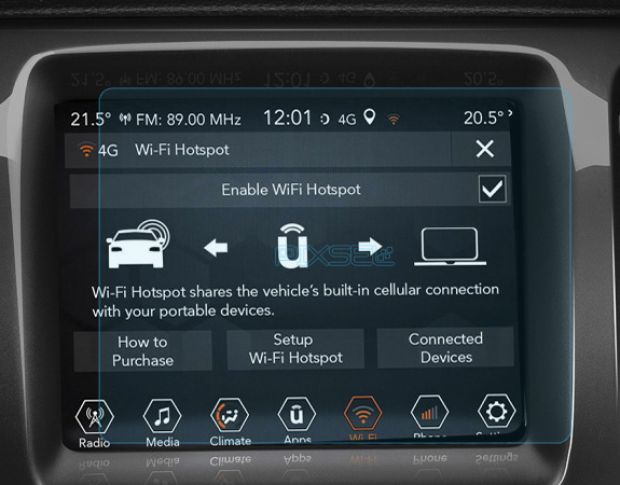 Защитное стекло Pixsel на монитор JEEP COMPASS - 8.1“ 2017 - 2021 (гибридное глянец)