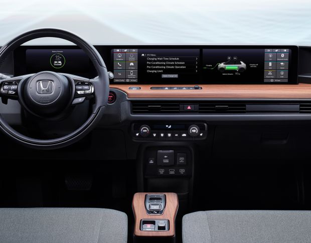 Захисне скло Pixsel на монітори бічних дзеркал HONDA E - 10.4“ 2020 - (гібридне мат)