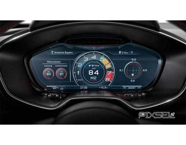 Захисне скло Pixsel на панель приладів AUDI TT - 11.8“ 2019 - (гібридне мат)