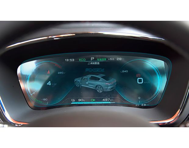 Захисне скло Pixsel на панель приладів BYD HAN - 12“ 2022 - (гібридне мат)