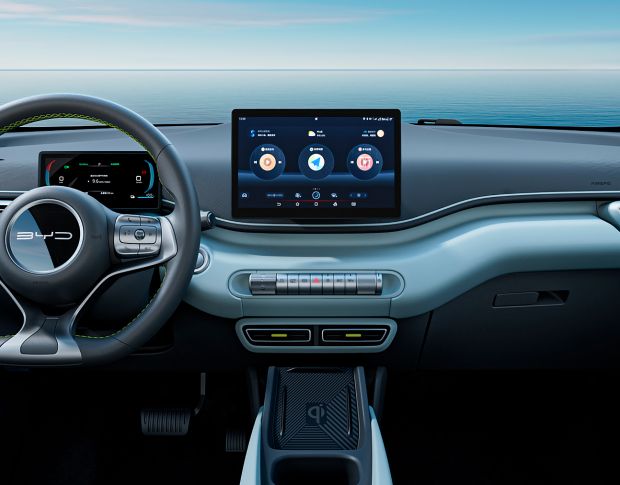 Захисне скло Pixsel на панель приладів BYD SEAGULL - 8“ 2023 - (гібридне мат)