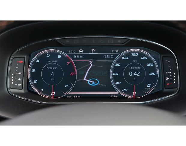 Захисне скло Pixsel на панель приладів CUPRA ATECA - 9.9“ 2020 - (гібридне мат)