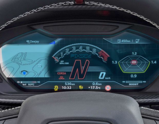 Захисне скло Pixsel на панель приладів LAMBORGHINI URUS - 11.9“ 2018 - 2023 (гібридне мат)