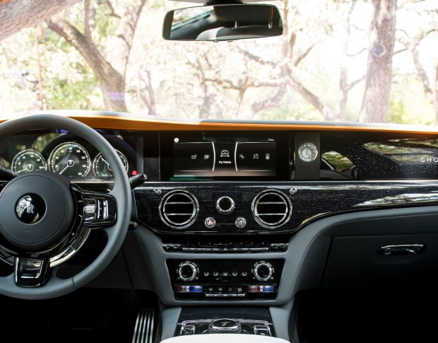 Захисне скло Pixsel на панель приладів ROLLS ROYCE GHOST - 21.9“ 2021 - (гібридне глянець)