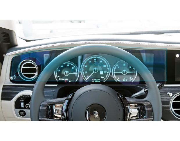 Захисне скло Pixsel на панель приладів ROLLS ROYCE GHOST - 21.9“ 2021 - (гібридне глянець)