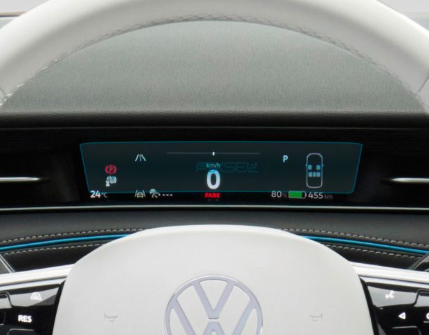 Захисне скло Pixsel на панель приладів VOLKSWAGEN ID.7 - 7.3“ 2023 - (гібридне мат)