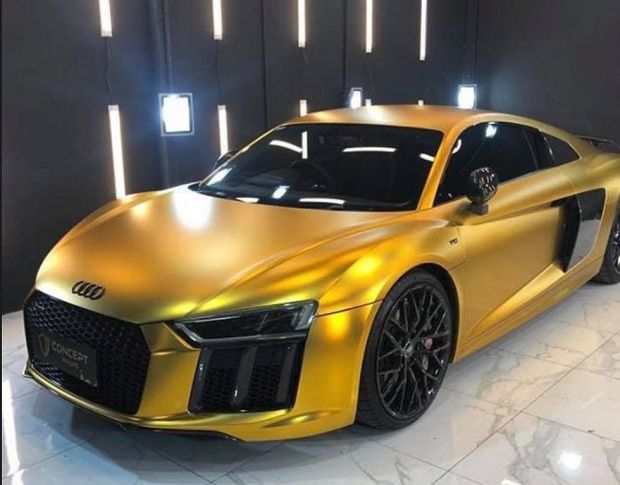 Hexis HX30SCH07S Super Chrome Gold Satin 1.37 m
