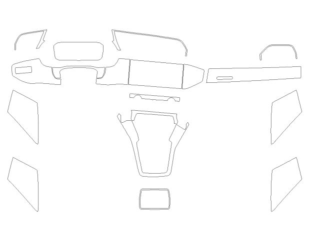Викрійка для салону AUDI Q3 SUV 2023