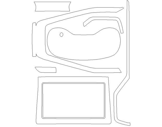 Выкройка для салона TOYOTA RAV4 2024 -