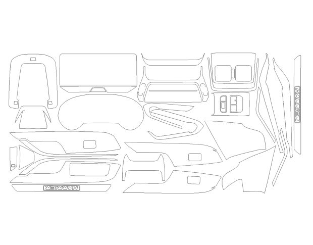 Викрійка для салону TOYOTA VENZA 2024 -