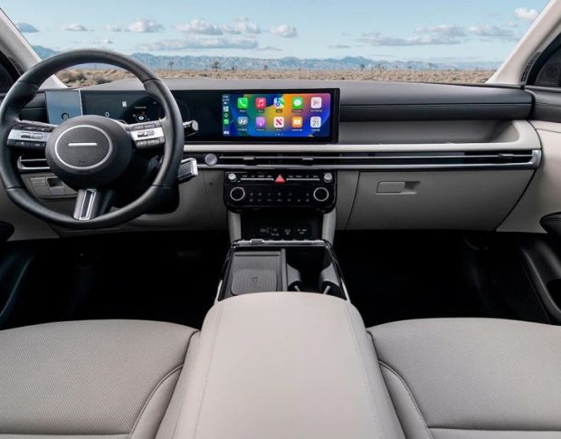 Захисне скло Pixsel на панель приладів HYUNDAI TUCSON 27.4“ 2024 - (гібридне глянець)