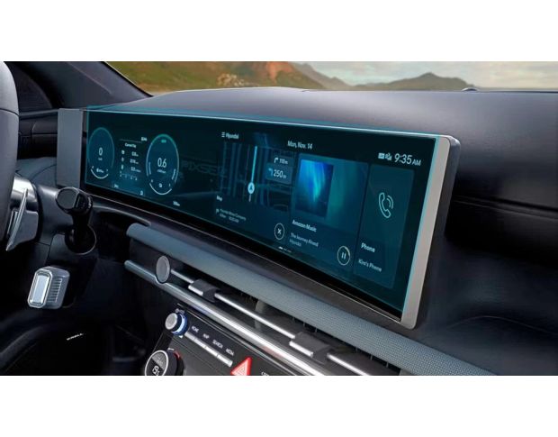 Захисне скло Pixsel на панель приладів HYUNDAI TUCSON 27.4“ 2024 - (гібридне глянець)