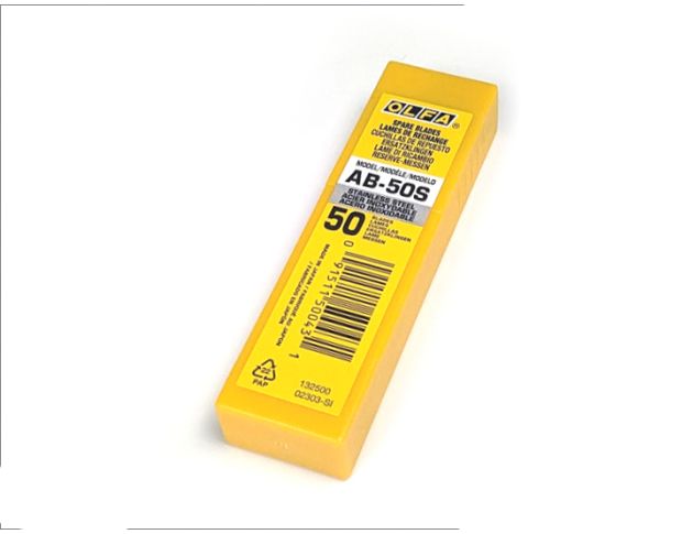 Сегментні леза OLFA AB-50S 45° 9 mm (50 шт.)