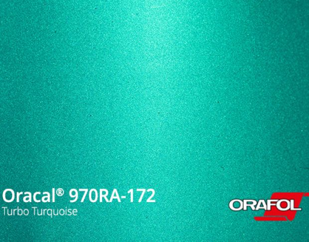 Oracal 970 Gloss Metallic Turbo Turquoise 172 1.524 m
