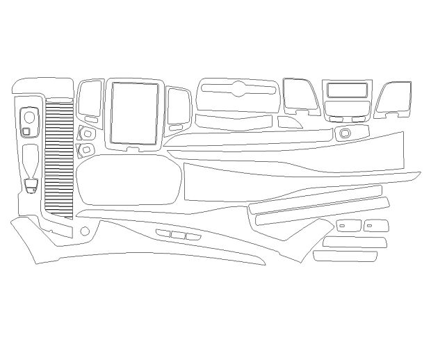 Комплект викрійок для салону VOLVO XC90 2024 -