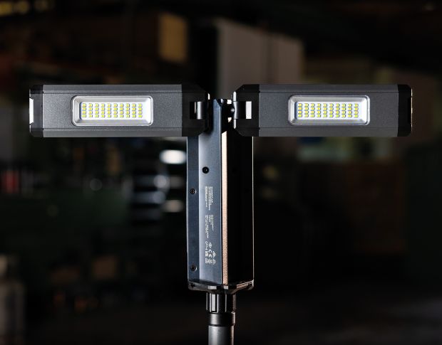 Scangrip Tower Compact Connect – Прожектор с двумя LED-головками и штативом