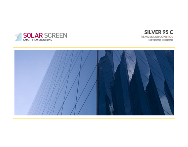 Solar Screen Silver 95 C 1.83 m