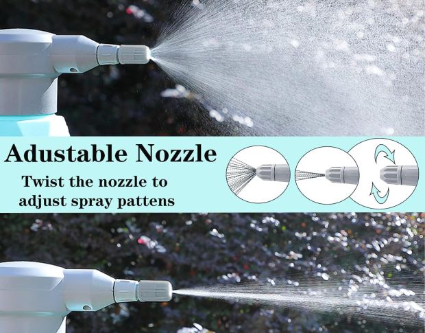 FOSHIO Electric Water Spray Bottle - Обприскувач акумуляторний, 2 L