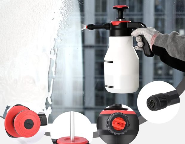 FOSHIO Upside-down Foamer - Пенообразователь с ручным нагнетателем, 2 L