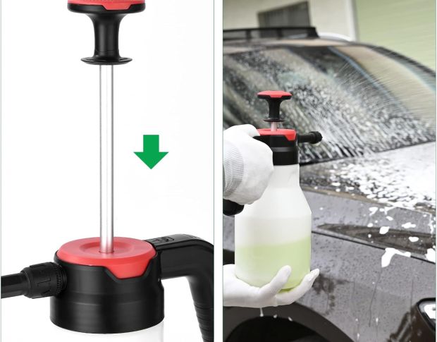 FOSHIO Upside-down Foamer - Пенообразователь с ручным нагнетателем, 2 L