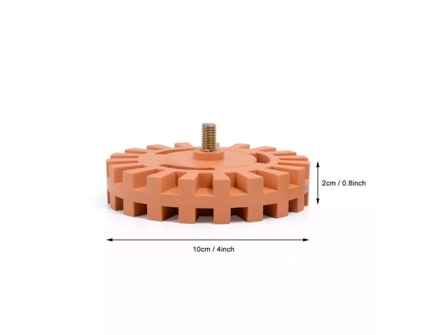 FOSHIO Decal And Sticker Remover Wheel - Диск для снятия двустороннего скотча и остатков клея 100 mm x 20 mm
