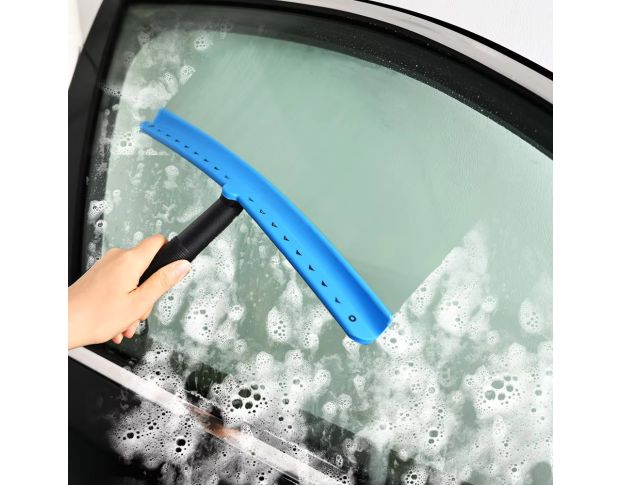 FOSHIO Silicone Water Scraper - Резиновый сгон с ручкой 26 cm